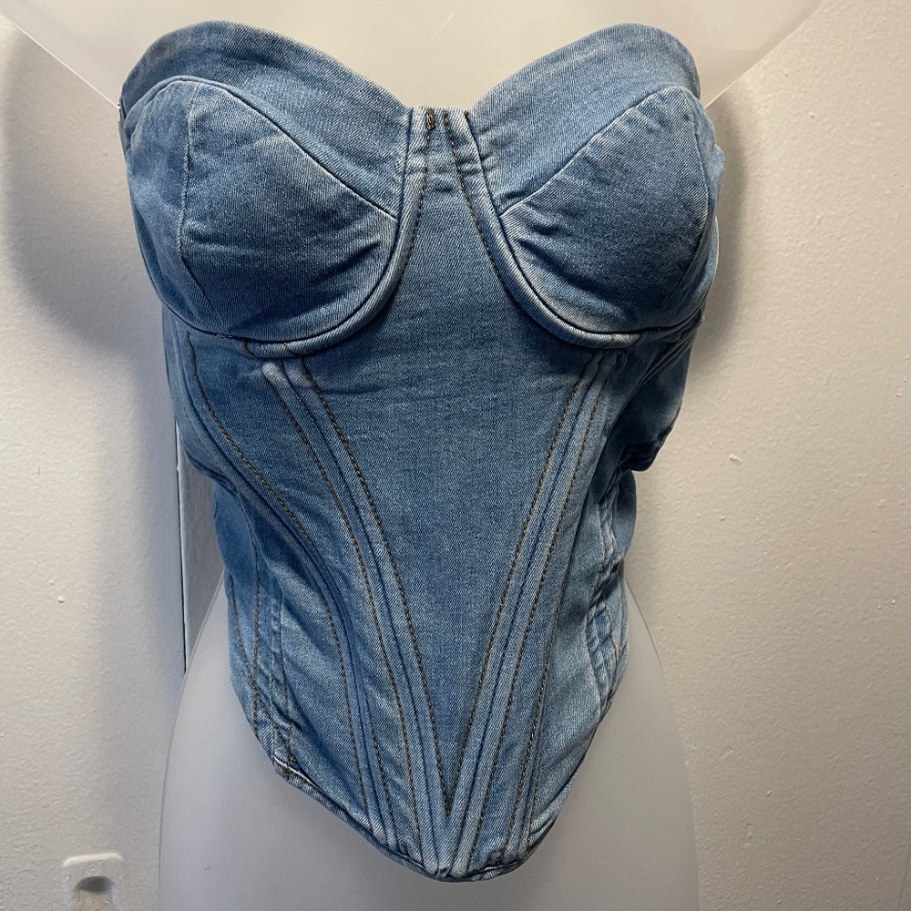 DENIM CORSET